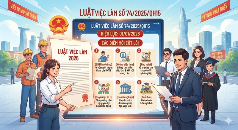 Luật việc làm mới 2026: Thay đổi lớn cho nhân viên khách sạn 4-5 sao